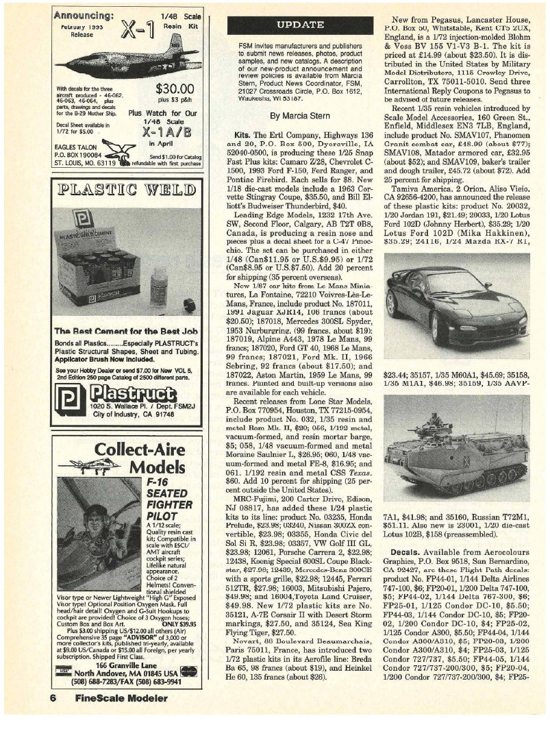 FineScale Modeler 1993-03 (Vol11-03)